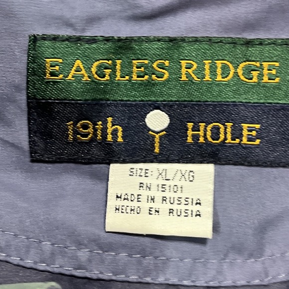 Eagles Ridge 19th Hole Vest Jacket Mens XL‎ Blue Sleeveless Pockets Golf - Picture 7 of 8